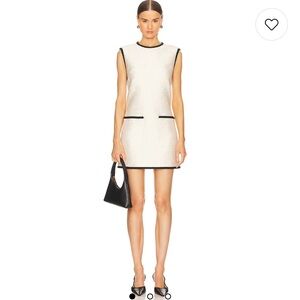 Veronica Beard Ravena Dress in Ecru